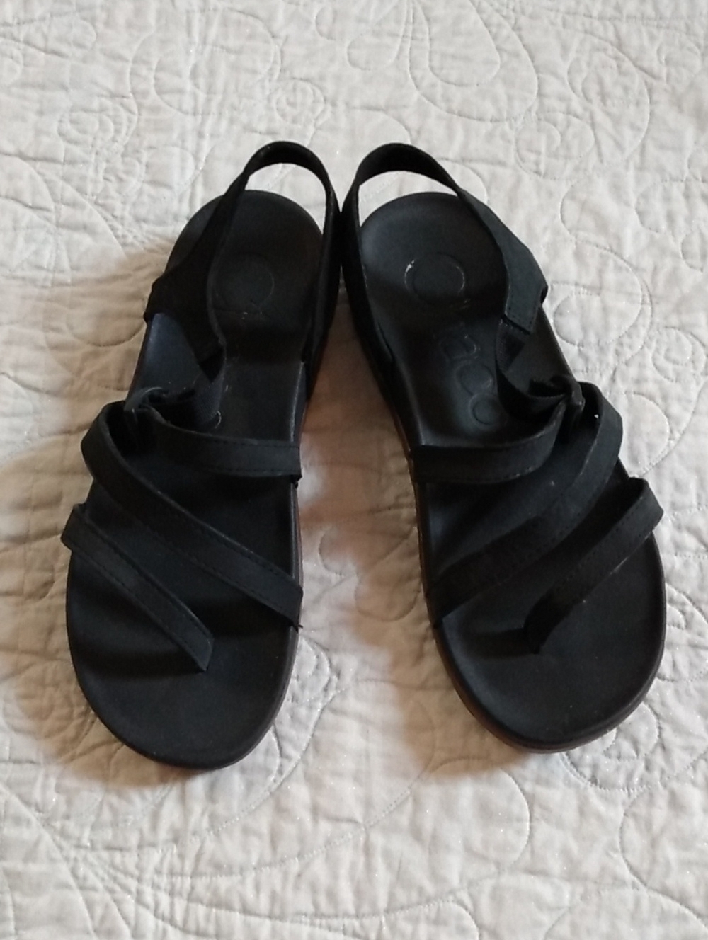 Chaco Women's Lowdown Strappy Sandals Black, 9